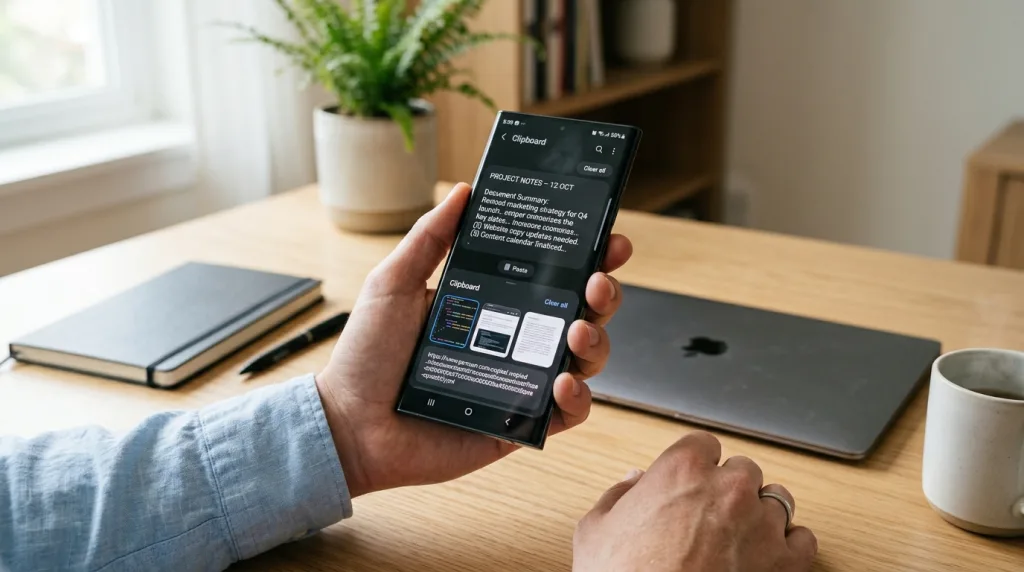 découvrez comment récupérer facilement un document depuis le presse-papier sur votre appareil samsung grâce à nos astuces simples et rapides.